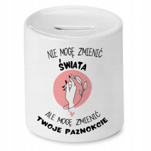 Skarbonka Kosmetyczki Nie Mogę Zmienić Świata