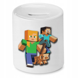 Skarbonka Minecraft Dla Syna Córki Na Prezent