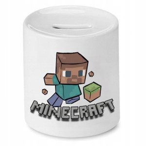 Skarbonka Minecraft Dla Syna Córki Na Prezent