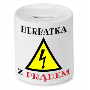 Skarbonka Prezent Dla Elektryka Herbatka Z Prądem