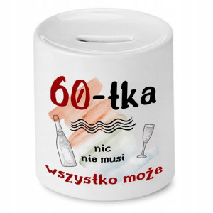 Skarbonka Prezent Dla Na Urodziny 60 60te 60-te
