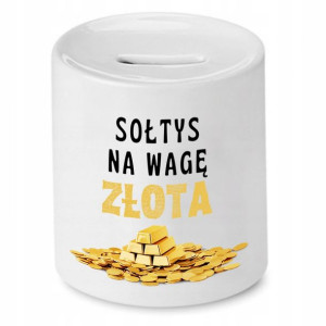 Skarbonka Prezent Dla Sołtysa Na Wagę Złota