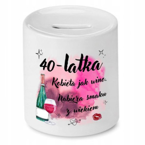 Skarbonka Prezent Na Urodziny 40 40te 40-te