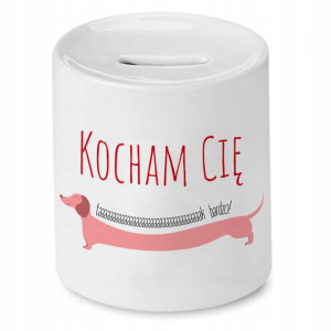 Skarbonka Prezent Walentynki Kocham Cię Bardzo