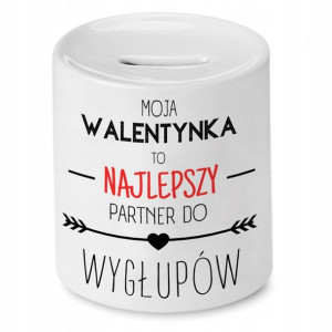 Skarbonka Prezent Walentynki Najlepszy Partner
