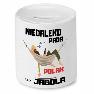Skarbonka Śmieszna Zabawna Niedaleko Pada Polak