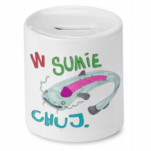 Skarbonka Śmieszna Zabawna W Sumie Ch*j Prezent