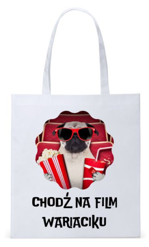 Śmieszny Zabawny Prezent Torba Eco Biała Shopper