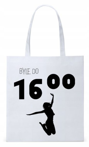 Śmieszny Zabawny Prezent Torba Eco Biała Shopper
