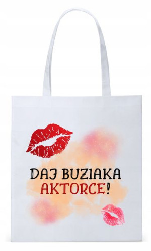 Torba Biała Eco Shopper Dla Aktora Aktorki Prezent