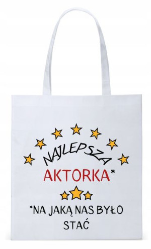Torba Biała Eco Shopper Dla Aktora Aktorki Prezent