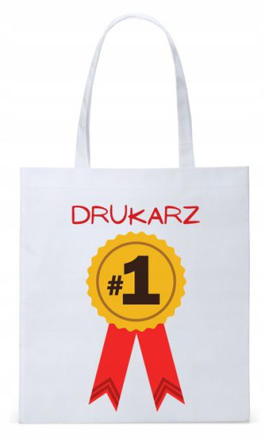 Torba Biała Eco Shopper Dla Drukarza
