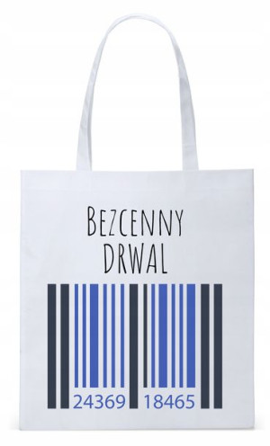 Torba Biała Eco Shopper Dla Drwala Prezent