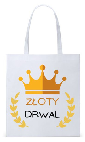 Torba Biała Eco Shopper Dla Drwala Prezent