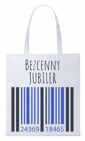 Torba Biała Eco Shopper Dla Jubilera Prezent