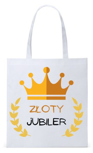 Torba Biała Eco Shopper Dla Jubilera Prezent