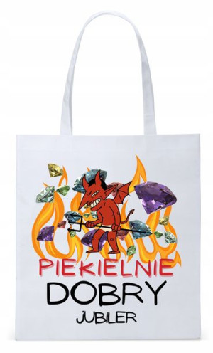 Torba Biała Eco Shopper Dla Jubilera Prezent