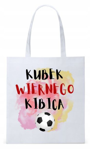 Torba Biała Eco Shopper Dla Kibica Prezent