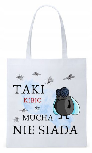 Torba Biała Eco Shopper Dla Kibica Prezent
