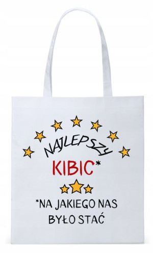 Torba Biała Eco Shopper Dla Kibica Prezent