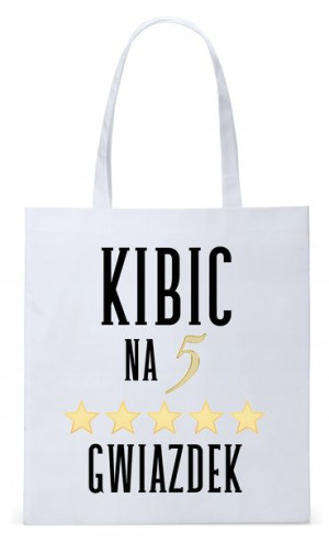 Torba Biała Eco Shopper Dla Kibica Prezent