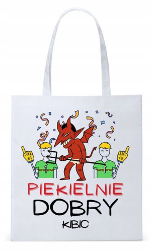 Torba Biała Eco Shopper Dla Kibica Prezent