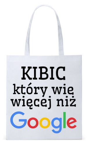 Torba Biała Eco Shopper Dla Kibica Prezent