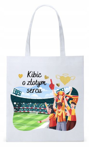 Torba Biała Eco Shopper Dla Kibica Prezent