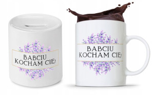 Zestaw Dla Babci Dzień Babci Kubek + Skarbonka