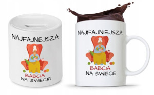 Zestaw Dla Babci Dzień Babci Kubek + Skarbonka