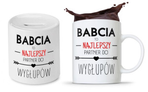 Zestaw Dla Babci Dzień Babci Kubek + Skarbonka