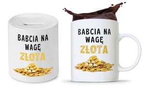 Zestaw Dla Babci Dzień Babci Kubek + Skarbonka