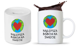 Zestaw Dla Babci Dzień Babci Kubek + Skarbonka