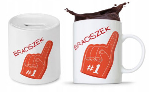 Zestaw Dla Brata Na Prezent Kubek + Skarbonka