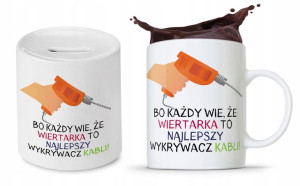 Zestaw Dla Budowlańca Fachowca Kubek + Skarbonka