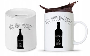 Zestaw Dla Budowlańca Fachowca Kubek + Skarbonka