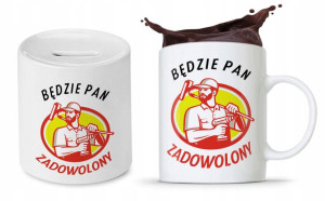 Zestaw Dla Budowlańca Fachowca Kubek + Skarbonka