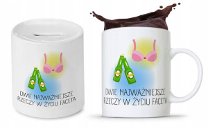 Zestaw Dla Chłopaka Męża Prezent Kubek + Skarbonka