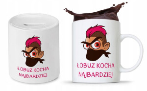 Zestaw Dla Chłopaka Męża Prezent Kubek + Skarbonka