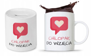 Zestaw Dla Chłopaka Męża Prezent Kubek + Skarbonka