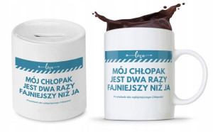 Zestaw Dla Chłopaka Męża Prezent Kubek + Skarbonka