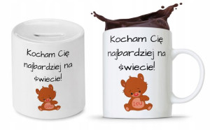 Zestaw Dla Chłopaka Męża Prezent Kubek + Skarbonka