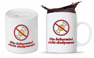 Zestaw Dla Córki Prezent Kubek + Skarbonka