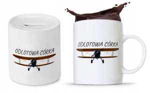 Zestaw Dla Córki Prezent Kubek + Skarbonka