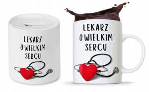 Zestaw Dla Doktora Lekarza Kubek + Skarbonka