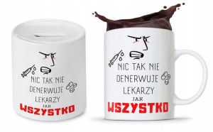 Zestaw Dla Doktora Lekarza Kubek + Skarbonka