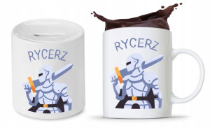 Zestaw Dla Dzieci Syna Córki Kubek + Skarbonka