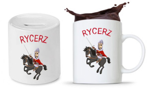 Zestaw Dla Dzieci Syna Córki Kubek + Skarbonka