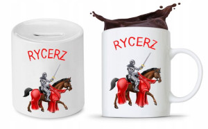 Zestaw Dla Dzieci Syna Córki Kubek + Skarbonka