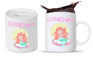 Zestaw Dla Dzieci Syna Córki Kubek + Skarbonka